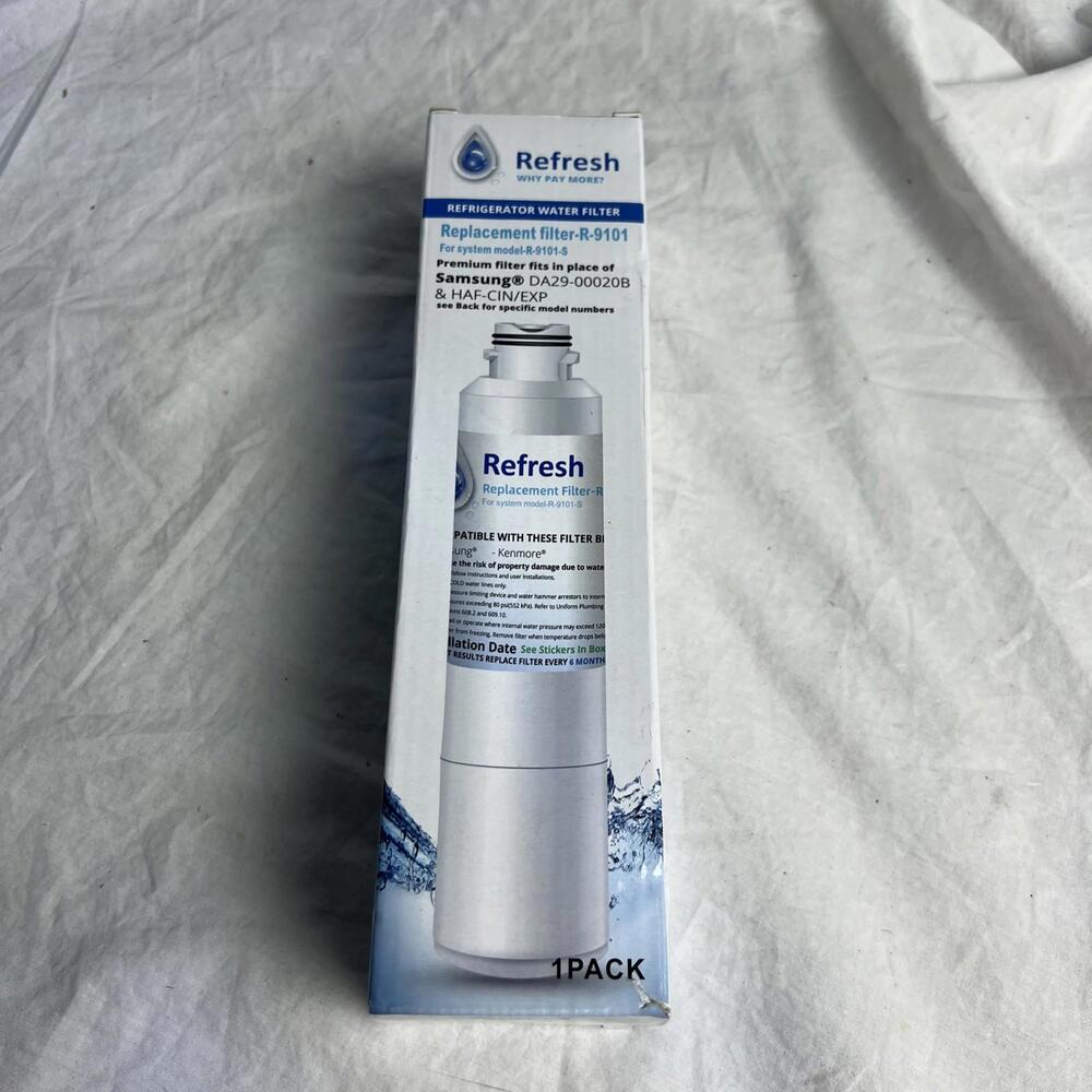 REFRESH Refrigerator Water Filter Replacement R-9101 - (Samsung DA-00020B)